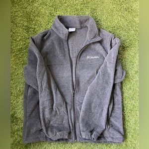 Columbia Large Fleece Jacket, Gray